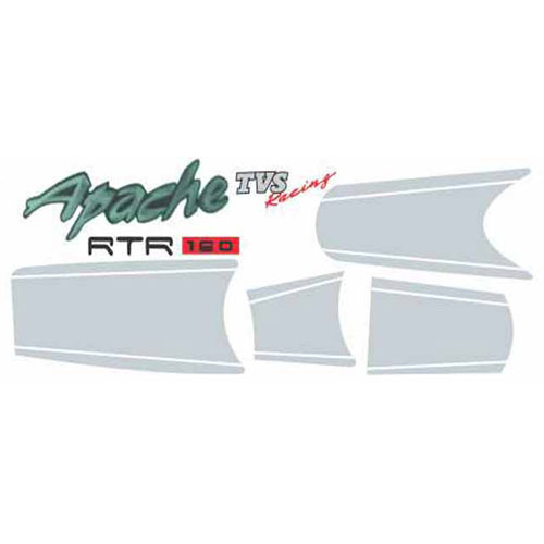 Complete Sticker Kit Apache Rtr160 Zadon Motorcycle Parts For Tvs Apache Rtr 160