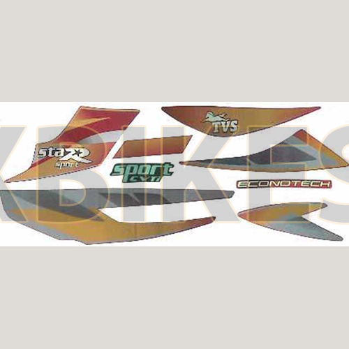 tvs star sport sticker kit