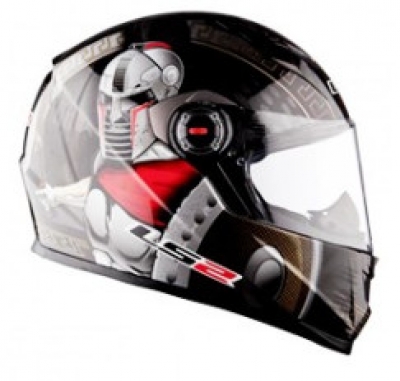 ls2 ff351.23 comic motorcycle helmet Helmets Rapid II Full Face (Crypt Matte Black FULL FACE HELMET - FF351
