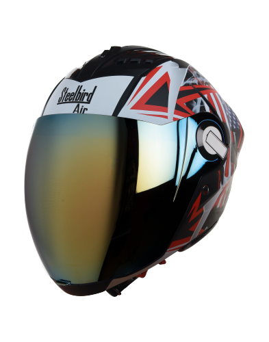 FULL FACE HELMET SBA-2 SKULL FLAG MAT 