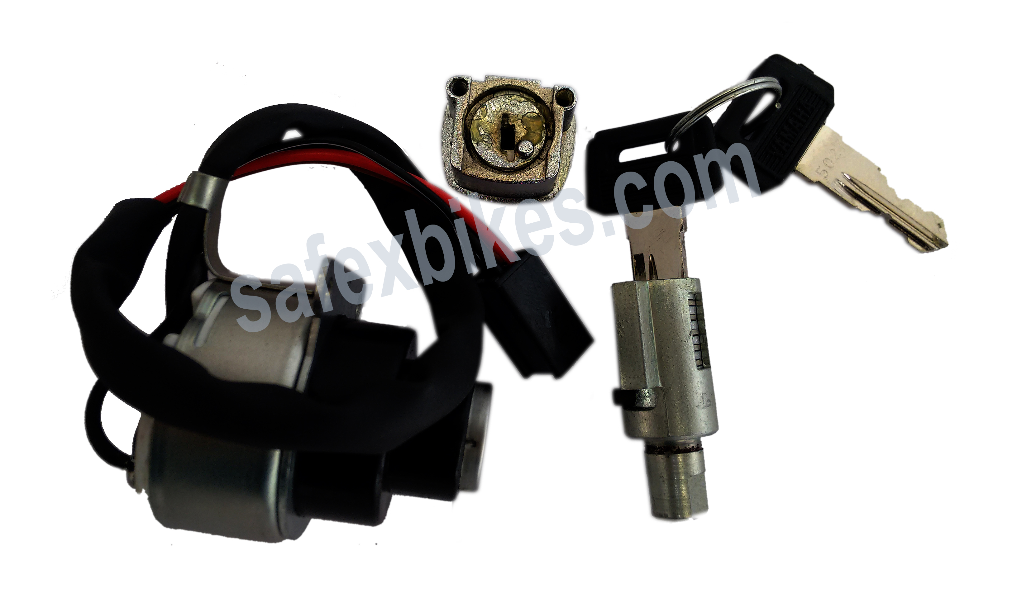 yamaha rx 100 lock set price