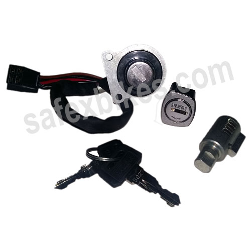 yamaha rx 100 lock set price